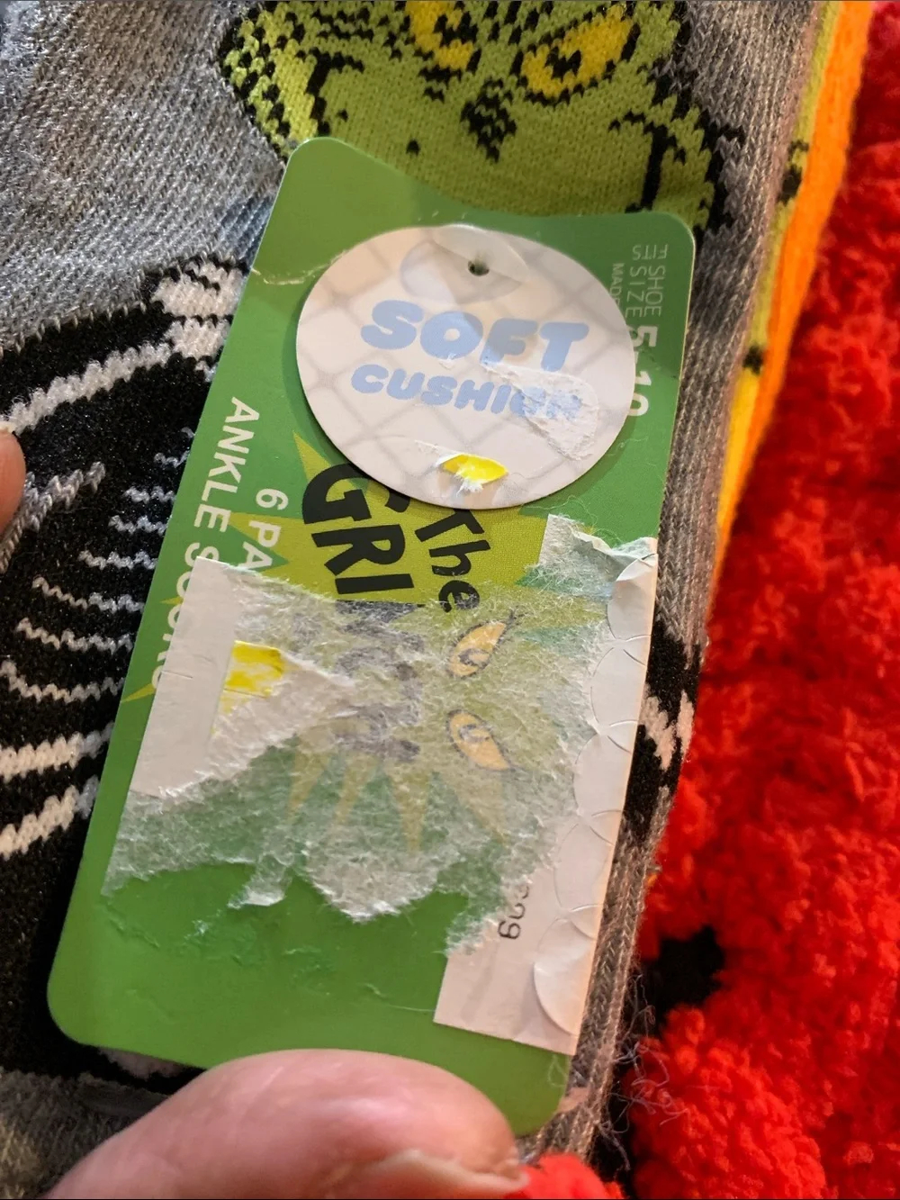 The Grinch fun gray